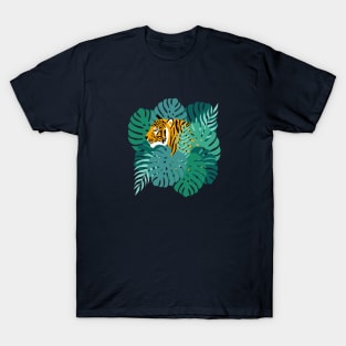 Jungle Tiger - Velvet Jade T-Shirt